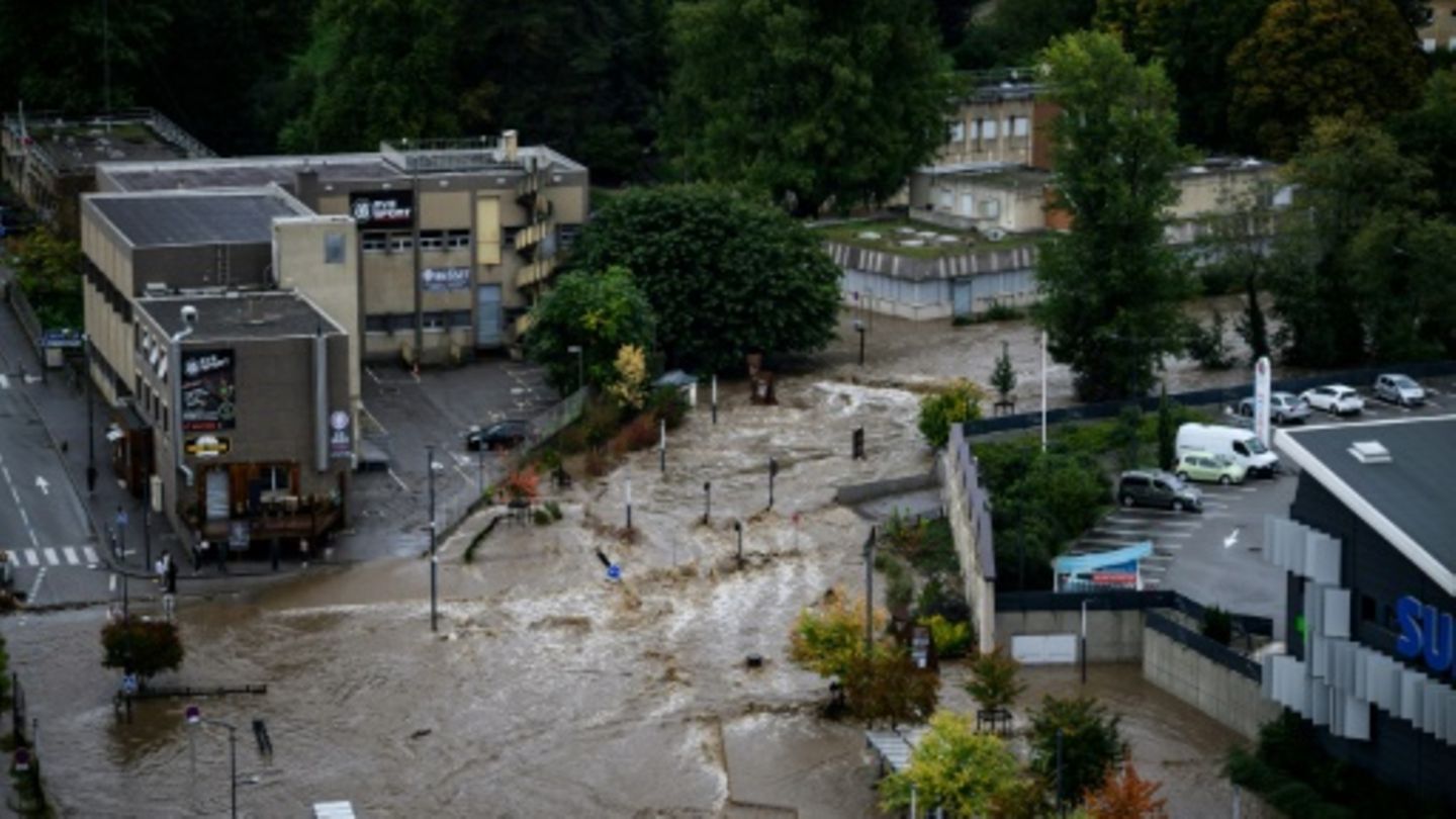 Überschwemmung in Frankreich