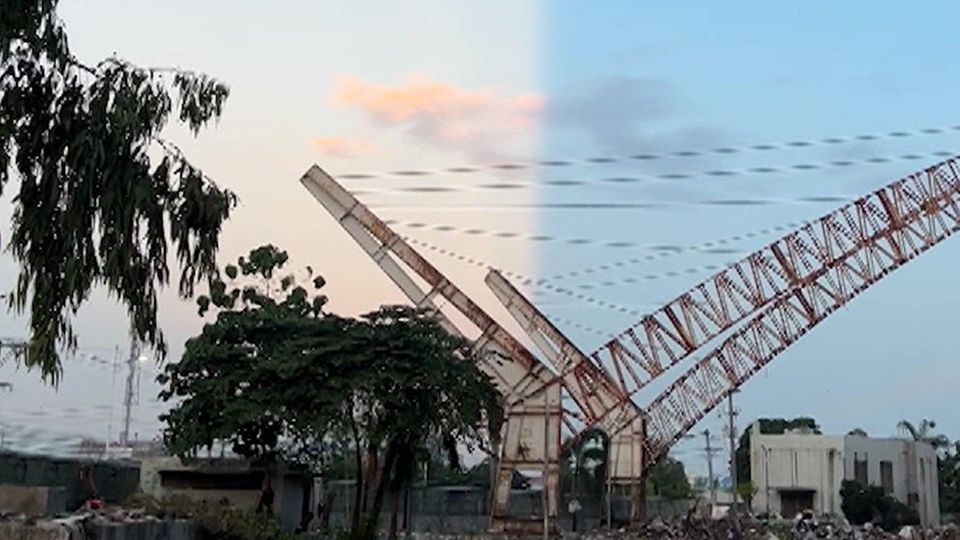 Bewohner der Philippinen haben einen selten Anblick erhalten: Der Himmel war augenscheinlich in Tag und Nacht geteilt. Was es damit auf sich hat, erfahren Sie im Video.