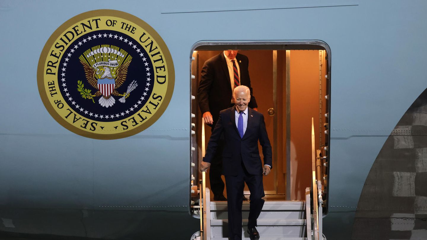 Joe Biden landet in Berlin