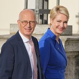 Mecklenburg-Vorpommern Ministerpräsidentin Manuela Schwesig und Hamburger Oberbürgermeister Peter Tschenscher