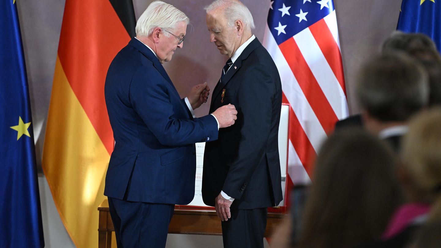 US-Präsident: Biden mit höchster deutscher Ehrung ausgezeichnet