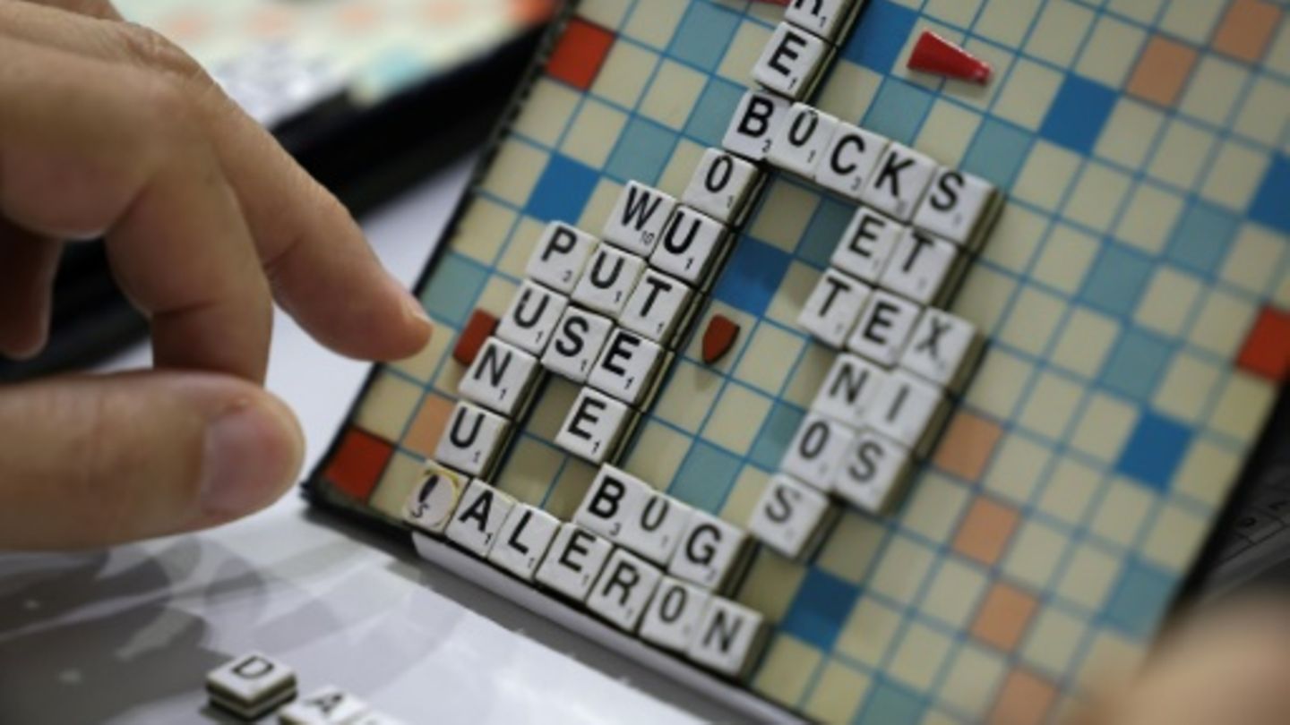 Buchstaben eines Wortspiels