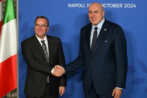 Minister Boris Pistorius und Amtskollege Guido Crosetto