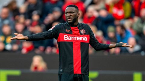 Victor Boniface steht seit dem vergangenen Jahr bei Bayer 04 Leverkusen unter Vertrag