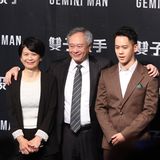 Ang Lee mit seiner Frau Jane Lin und seinem Sohn Mason Lee bei der Premiere von "Gemini Man"