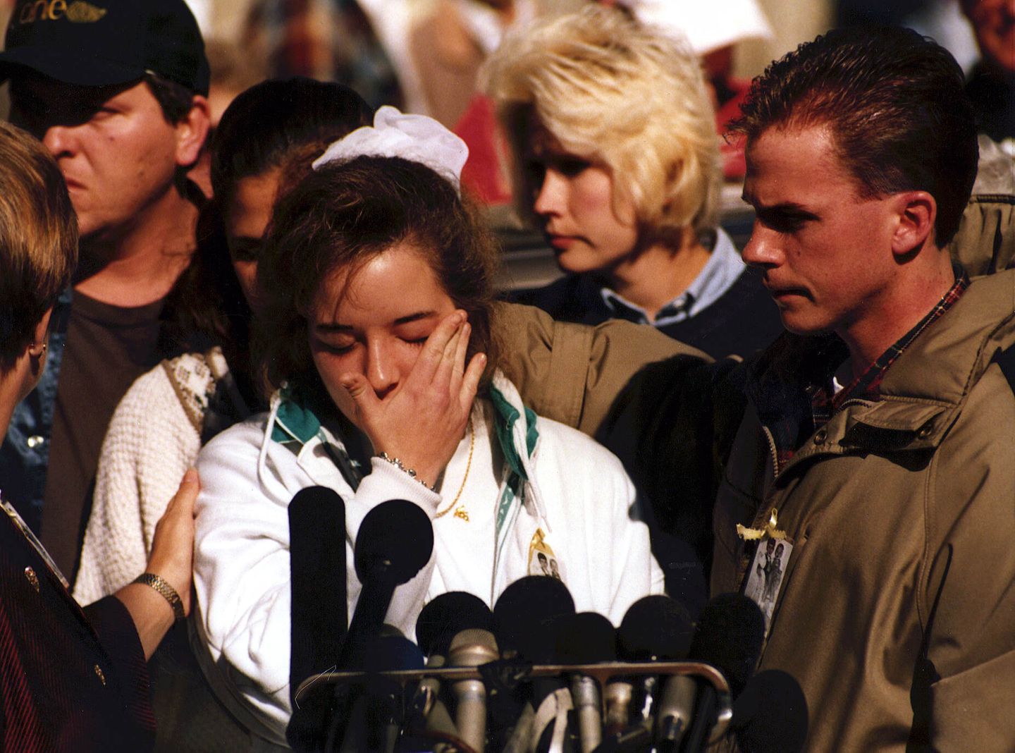 In der Öffentlichkeit gab sich Susan Smith als die trauernde Mutter