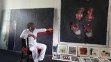 Velimir Ilišević, 59, in seinem Atelier in Berlin