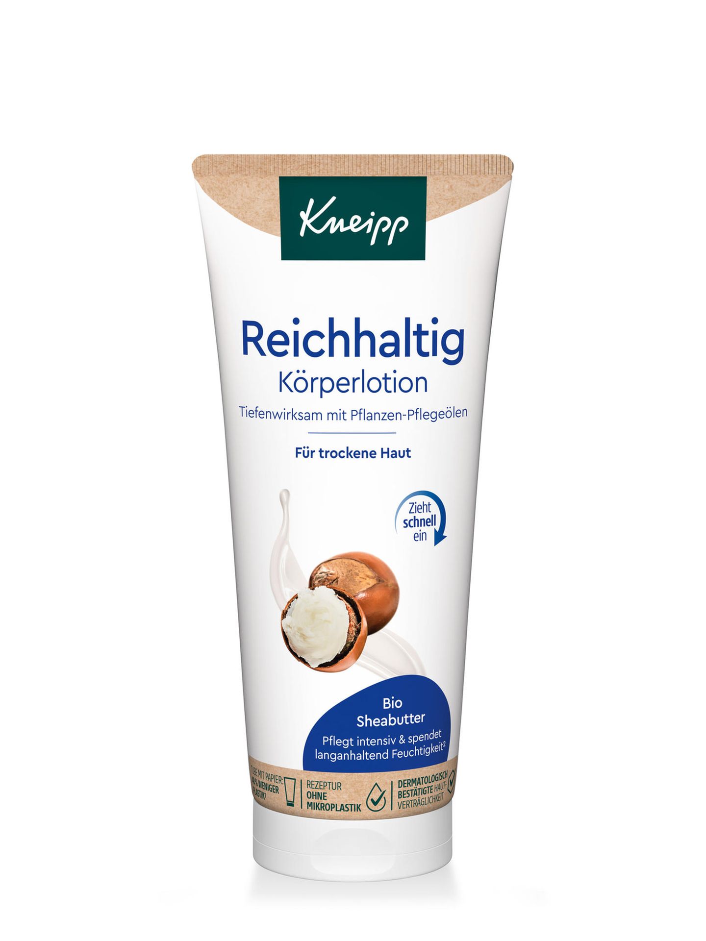 Geschmeidige Haut im Winter mit der Körperlotion von Kneipp  Die meisten Menschen leiden unter trockener Haut im Winter. Die reichhaltige Körperlotion von Kneipp sorgt da für Abhilfe. Bio-Sheabutter und andere Bio-Inhaltsstoffe unterstützen die Haut durch reichhaltige Pflege. Diese Bodylotion ist nicht nur ein praktisches Geschenk, sondern sorgt für ein tolles Hautgefühl. Der oder die Beschenkte wird es Ihnen danken. Die Körperlotion gibt es für rund 5 Euro in bekannten Drogerien.