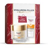 Strahlende Haut zu Weihnachten mit dem Hyaluron-Filler von Eucerin   In der Weihnachtszeit steigt das Stresslevel. Und das gilt auch für unsere Haut. Die Heizung wird aufgedreht und das mag die Haut leider gar nicht. Was hier hilft ist eine gute Hautpflege, die die Haut mit genug Feuchtigkeit versorgt. Wie zum Beispiel die Tagespflege Hyaluron-Filler und Elasticity von Eucerin. Und die gibt es sogar in der schönen Geschenkverpackung. Wer gestresster Haut etwas gutes tun möchte, der oder die findet dieses Geschenkset in Apotheken oder dem Onlinehandel für rund 40 Euro.    