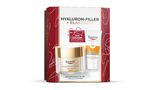 Strahlende Haut zu Weihnachten mit dem Hyaluron-Filler von Eucerin   In der Weihnachtszeit steigt das Stresslevel. Und das gilt auch für unsere Haut. Die Heizung wird aufgedreht und das mag die Haut leider gar nicht. Was hier hilft ist eine gute Hautpflege, die die Haut mit genug Feuchtigkeit versorgt. Wie zum Beispiel die Tagespflege Hyaluron-Filler und Elasticity von Eucerin. Und die gibt es sogar in der schönen Geschenkverpackung. Wer gestresster Haut etwas gutes tun möchte, der oder die findet dieses Geschenkset in Apotheken oder dem Onlinehandel für rund 40 Euro.    