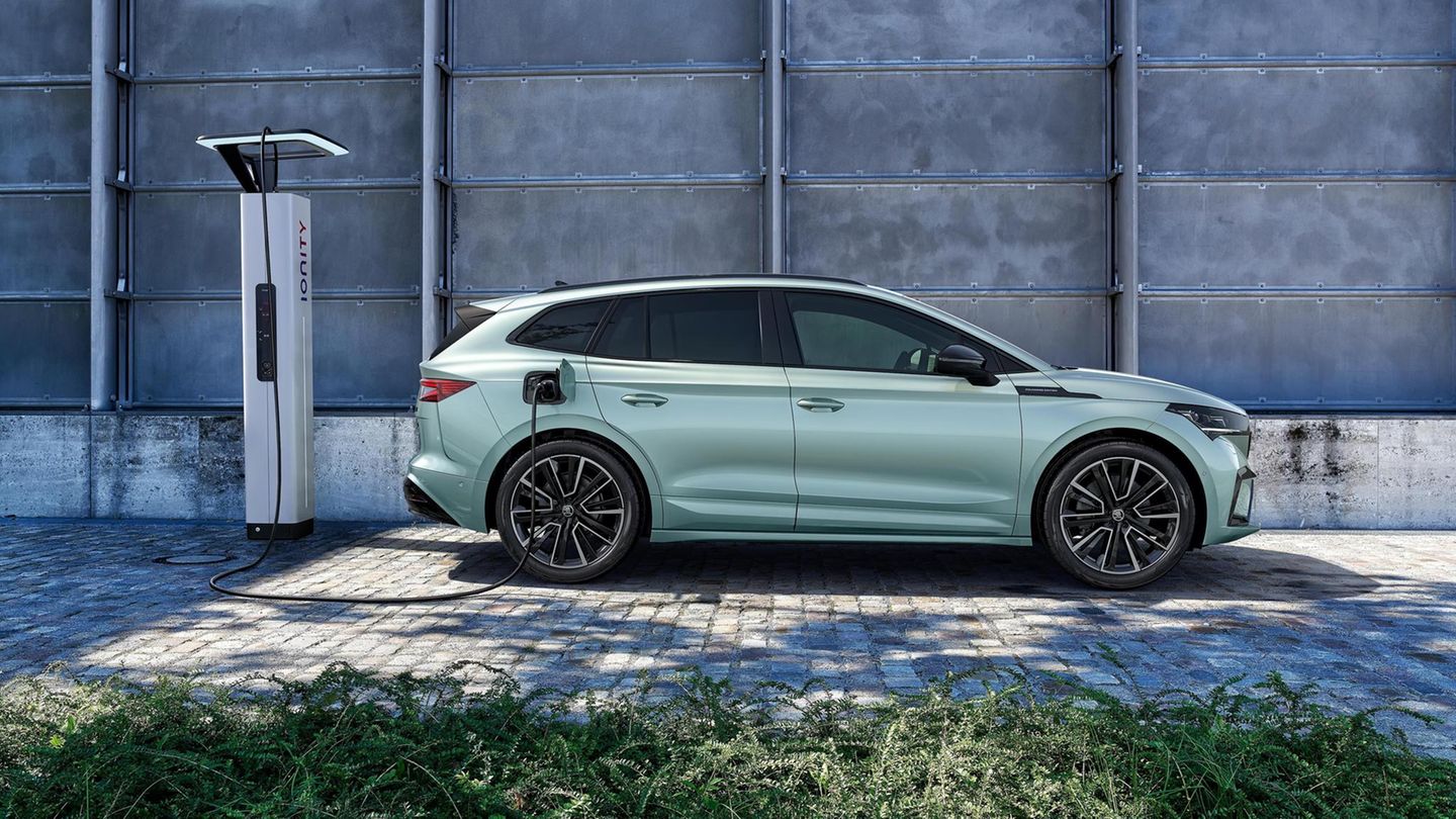 Ökobilanz: Pressefoto des E-SUVs Skoda Enyaq Ökobilanz: Pressefoto des E-SUVs Skoda Enyaq