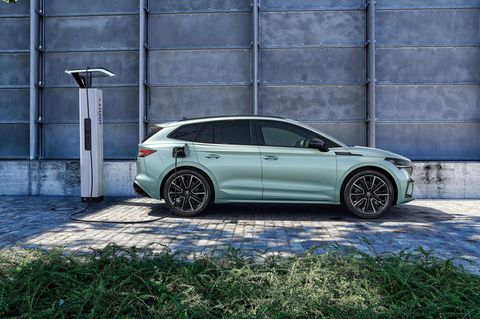 Ökobilanz: Pressefoto des E-SUVs Skoda Enyaq