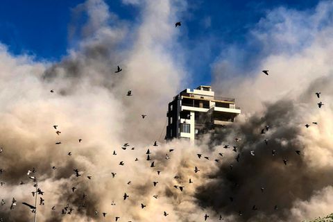 Erneut steigt Rauch in Beirut auf: Israel will bei Luftangriffen den Leiter der Raketeneinheit der Hisbollah-Miliz getötet haben