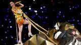 Katy Perry bei ihrer "Super Bowl" performance
