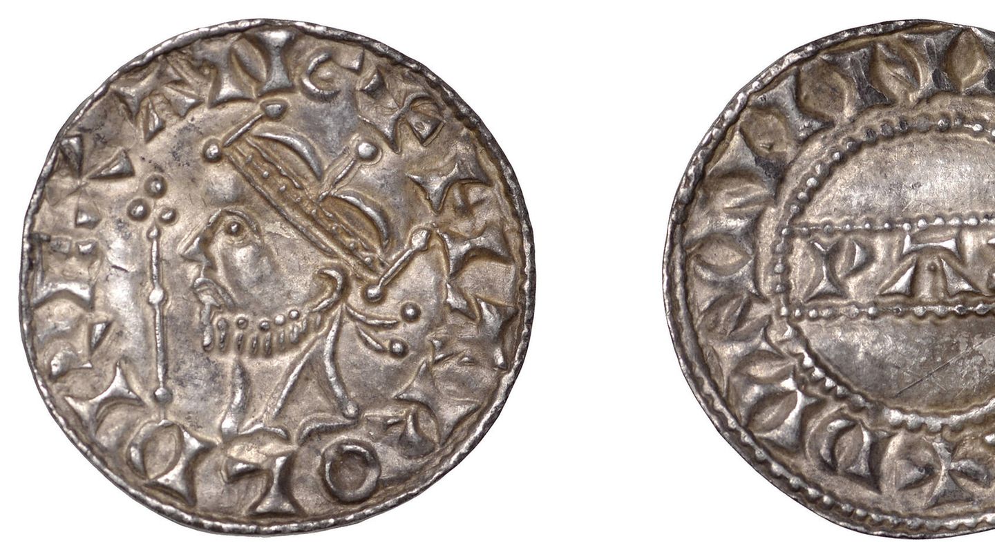 Einige der in England gefundenen Münzen zeigten den letzten angelsächsischen König Harald II.