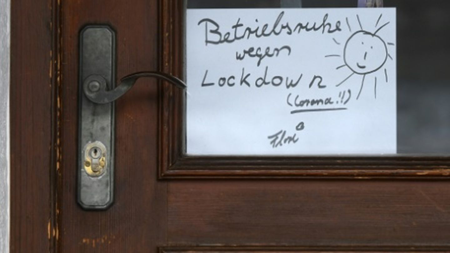 Geschlossenes Restaurant während Coronakrise