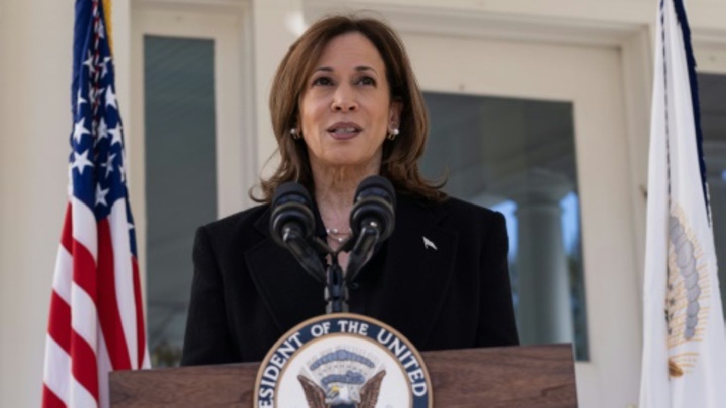 Kamala Harris am Mittwoch in Washington