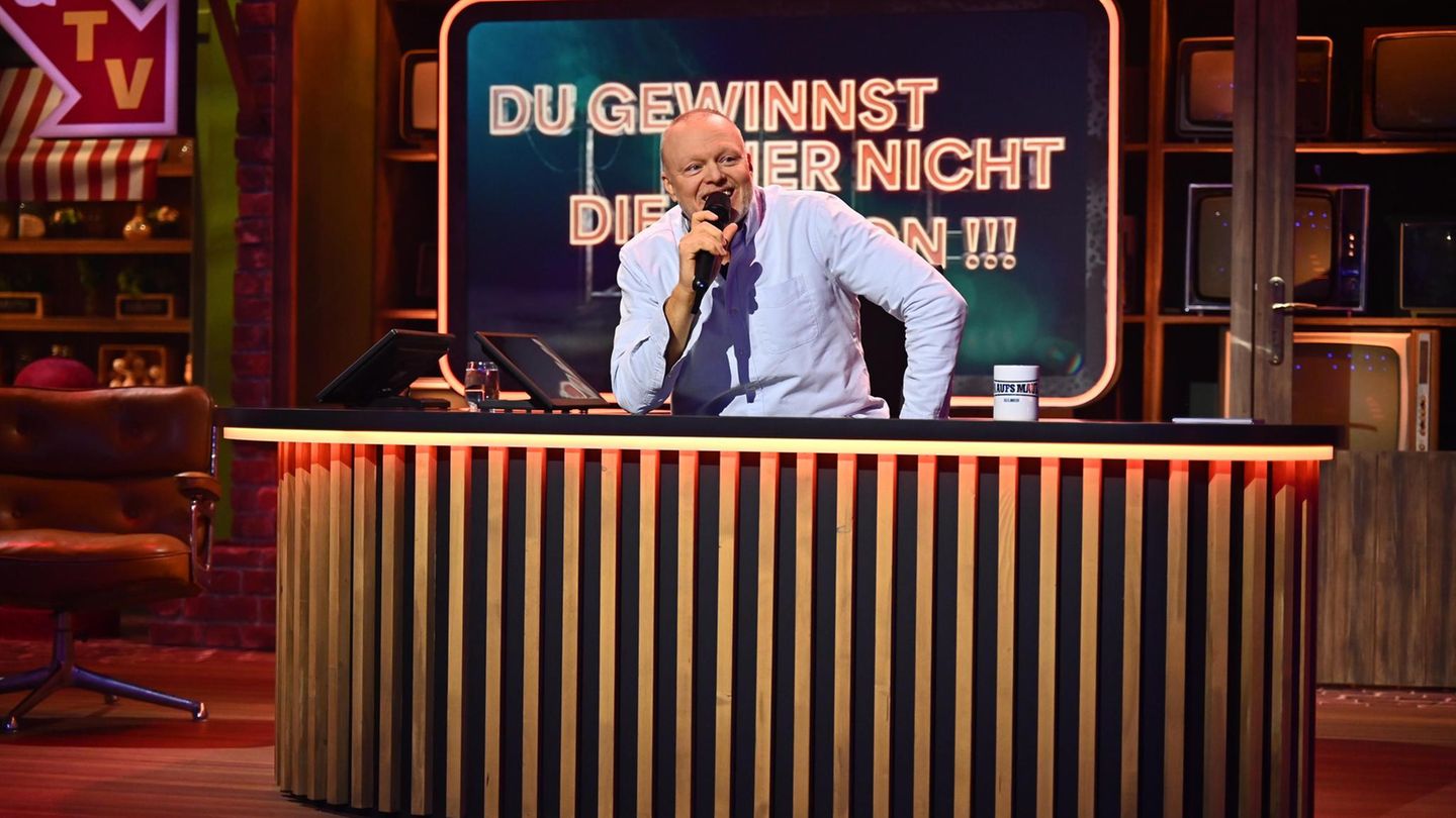 Stefan Raab at a seiner show "Du gewinnst hier nicht die Million"