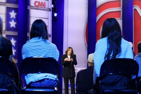 US-Vizepräsidentin Harris im Fernsehsender CNN