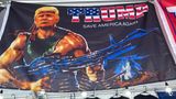 ein Bild von Trump als Rambo