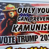 Ein Trump-freundliches Wahlkampfschild