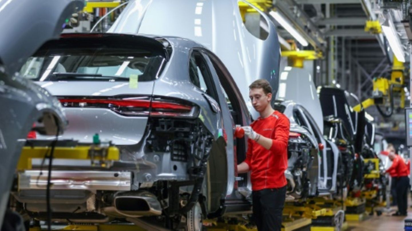Porsche-Werk in Leipzig