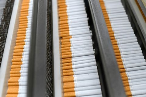 Beschlagnahmte Zigaretten
