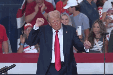 Donald Trump tanzt