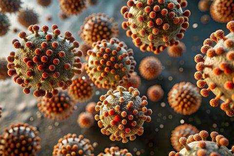 Das Mpox-Virus unter dem Mikroskop