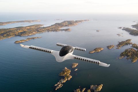 Das Elektro-Flugtaxi des Herstellers Lilium