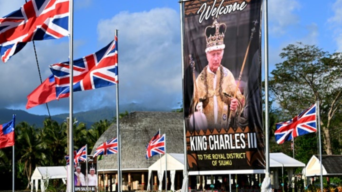 König Charles III. eröffnet den Gipfel in Samoa