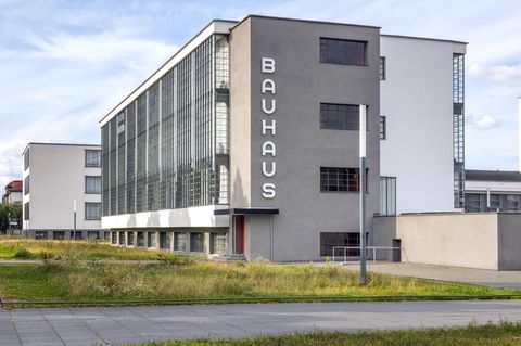 Kritik der AfD: Das Gebäude der Bauhaus-Werkstätten in Dessau