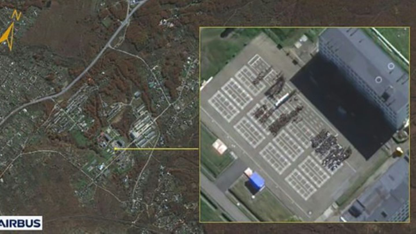 Satellitenbild des russischen Armeestützpunkts Ussurijsk