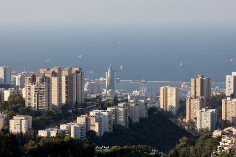 Der israelische Küstenort Haifa. In der Region gab es eine Erdbebenwarnung (Archivbild)