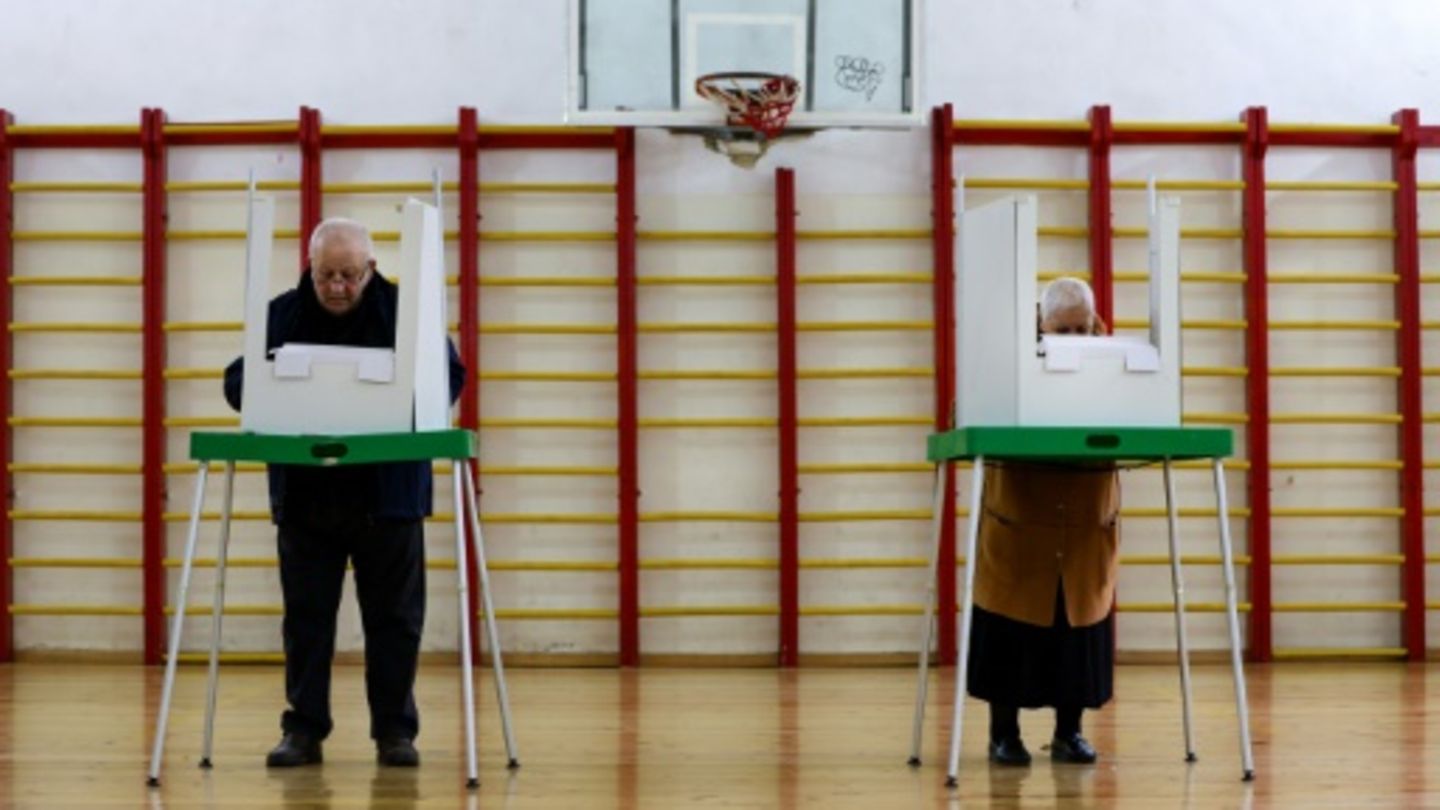 Wahllokal in Georgien