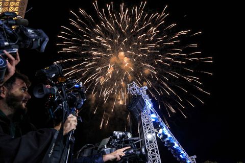 Die Regierungspartei in Georgien hatte früh ihren Wahlsieg verkündet und mit Feuerwerk gefeiert