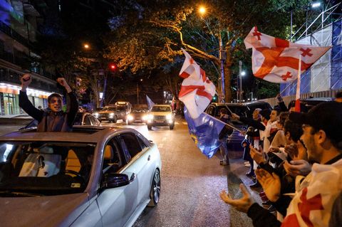 Die Wahl in Georgien löste Jubel auf den Straßen aus – aber auch heftige Kritik