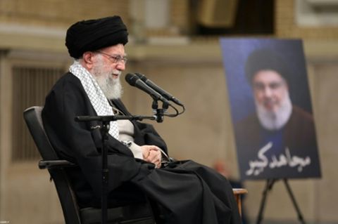 Irans oberster geistlicher Führer, Ayatollah Ali Chamenei