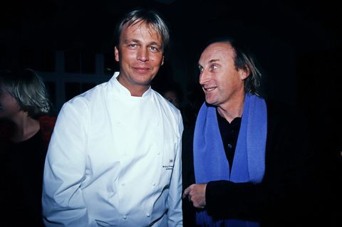 Michael Wollenberg mit Otto Waalkes in Hamburg etwa 1999