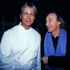 Michael Wollenberg mit Otto Waalkes in Hamburg etwa 1999