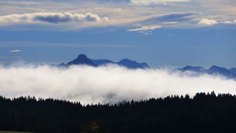 Nebel trübt in den kommenden Tagen in weiten Teilen Bayerns die Sicht. Doch gelegentlich spitzelt auch die Sonne durch. Foto: Ka