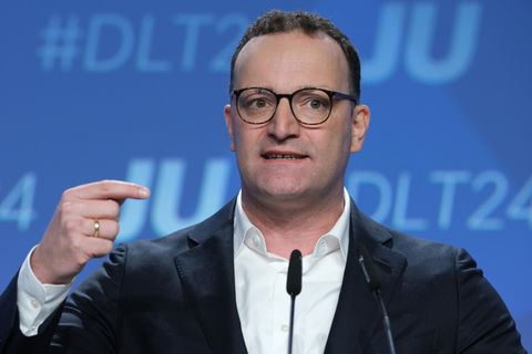 Jens Spahn beim Deutschlandtag der Jungen Union in Halle (Saale)