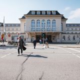 Bahnhof Bautzen von außen