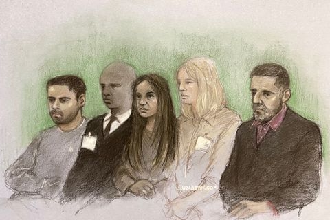 Gerichtszeichnung Misshandlung Tochter
