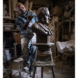 Herstellung einer Statue