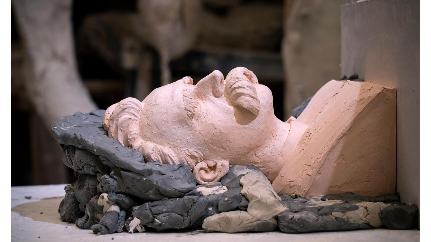 Herstellung einer Statue