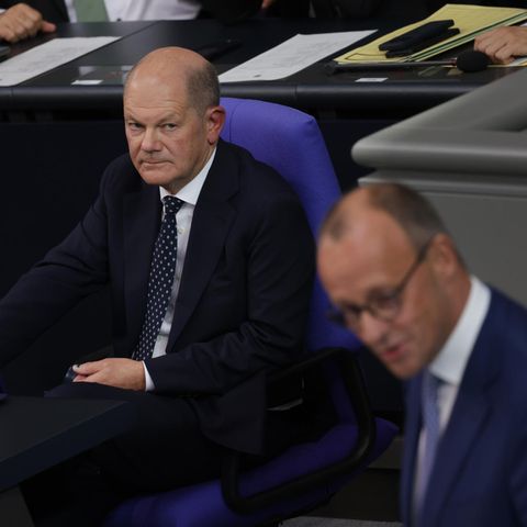Olaf Scholz and Friedrich Merz