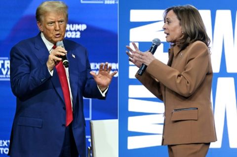 Rivalen Donald Trump und Kamala Harris
