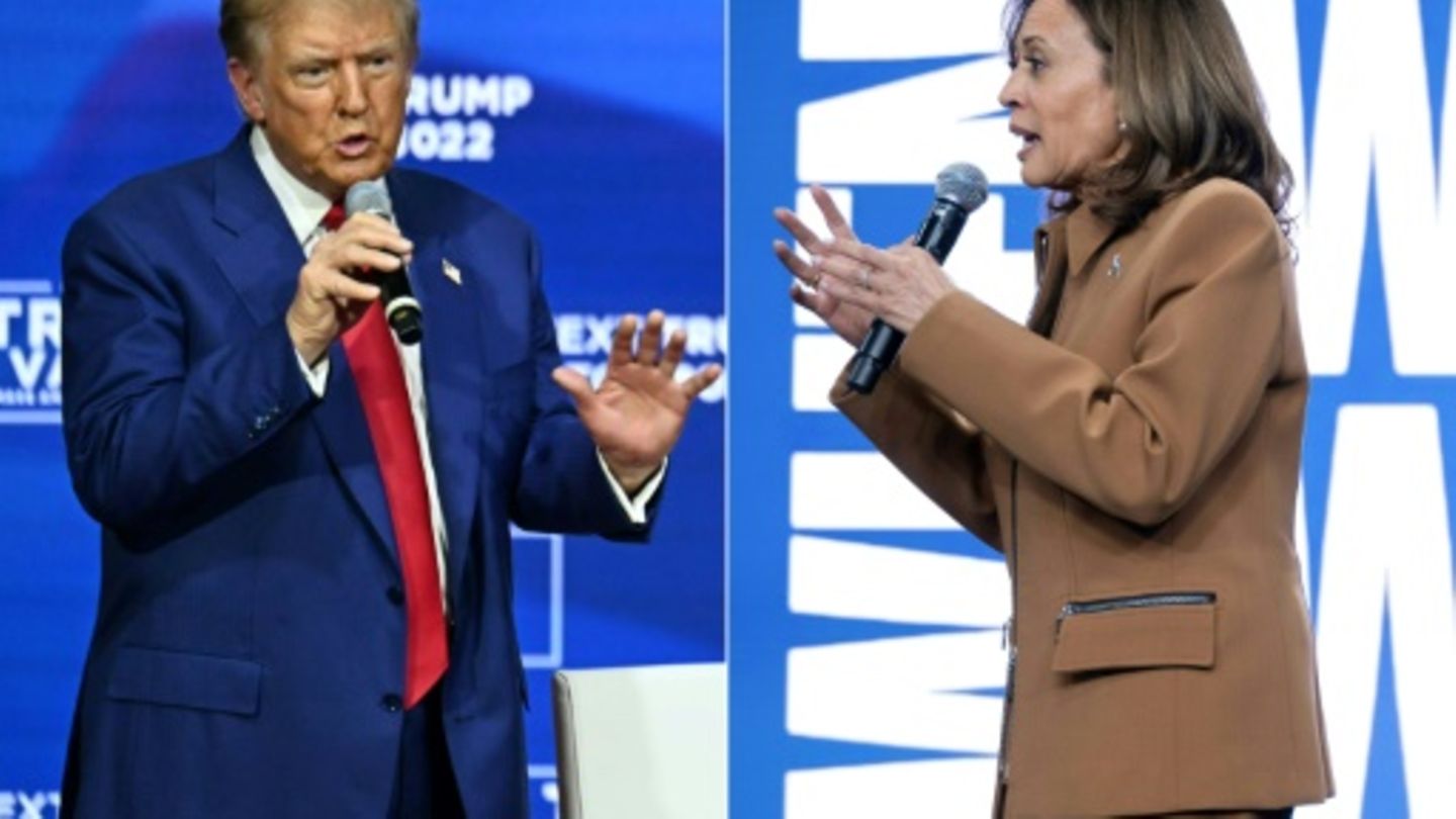 Rivalen Donald Trump und Kamala Harris