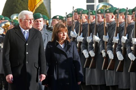 Frank-Walter Steinmeier mit Katerina Sakellaropoulou